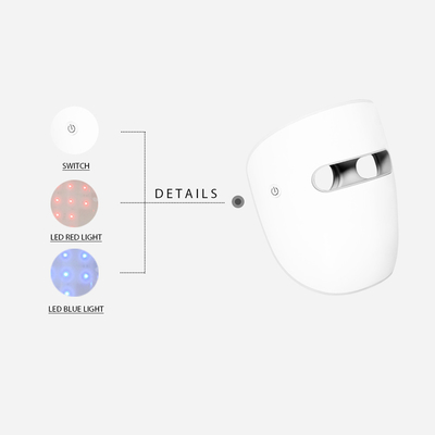 3色療法ライト適用範囲が広い顔のスキン ケア光力学療法のマスク